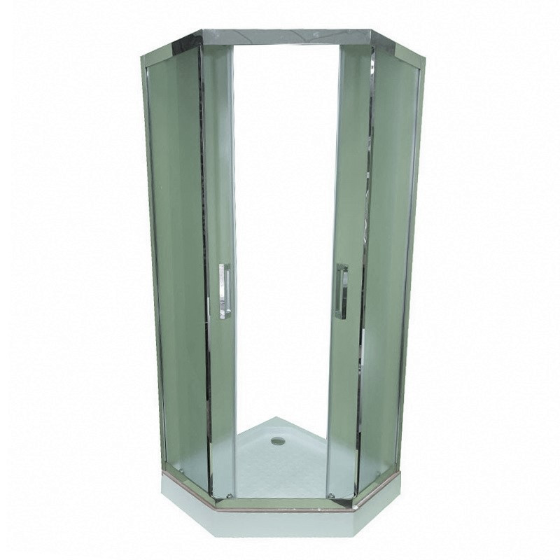 Душовий куточок 90x90 п'ятикутний з низьким піддоном Artex P30-03, фото 1