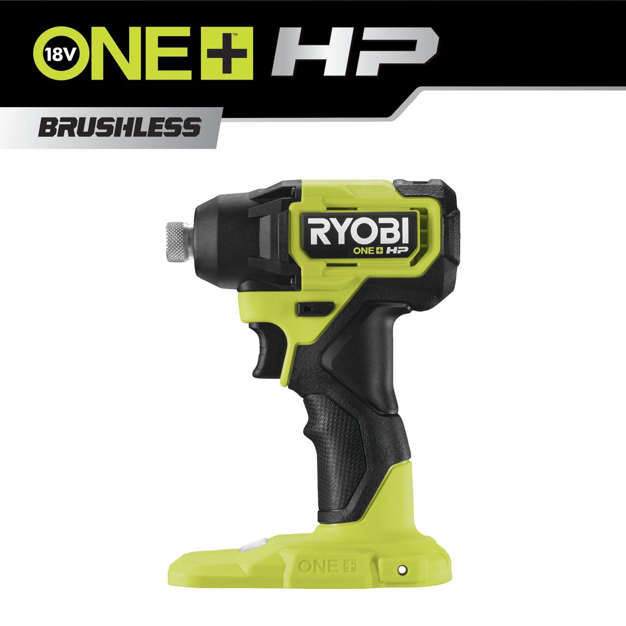 18 В Акумуляторний компактний безщітковий ударний гайковерт, RYOBI RID18C-0 ONE+