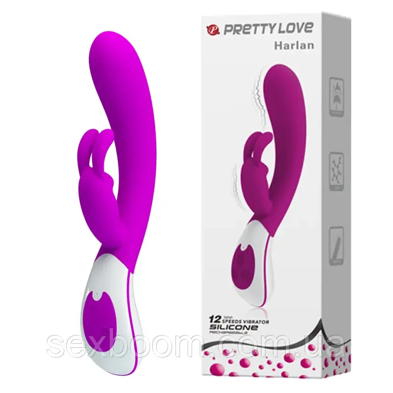Hi-tech вібратор - Pretty Love Harlan Vibrator Purple