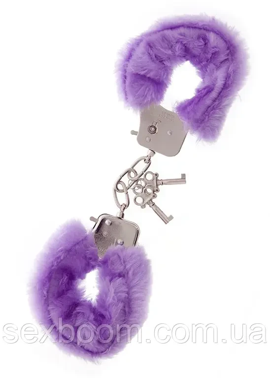 Наручники Metal Handcuff with Plush Lavender