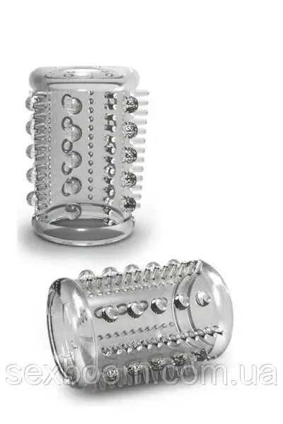 Насадка STAY HARD - COCK SLEEVE 03, CLEAR