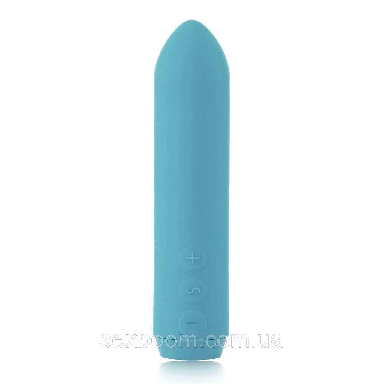 МініВібратор Je Joue - Classic Bullet Vibrator Teal з глибокої вібрацією і фіксацією на палець