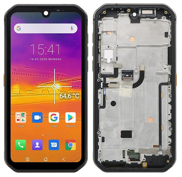 Дисплей + сенсор із передньою панеллю для Blackview BV9900 Black
