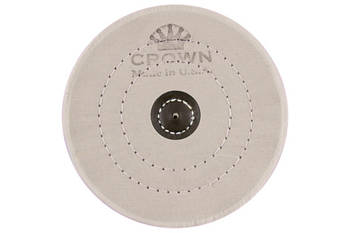 Круг мусліновий CROWN білий d-150мм, 50 шарів (з шкір. П'ятаком)