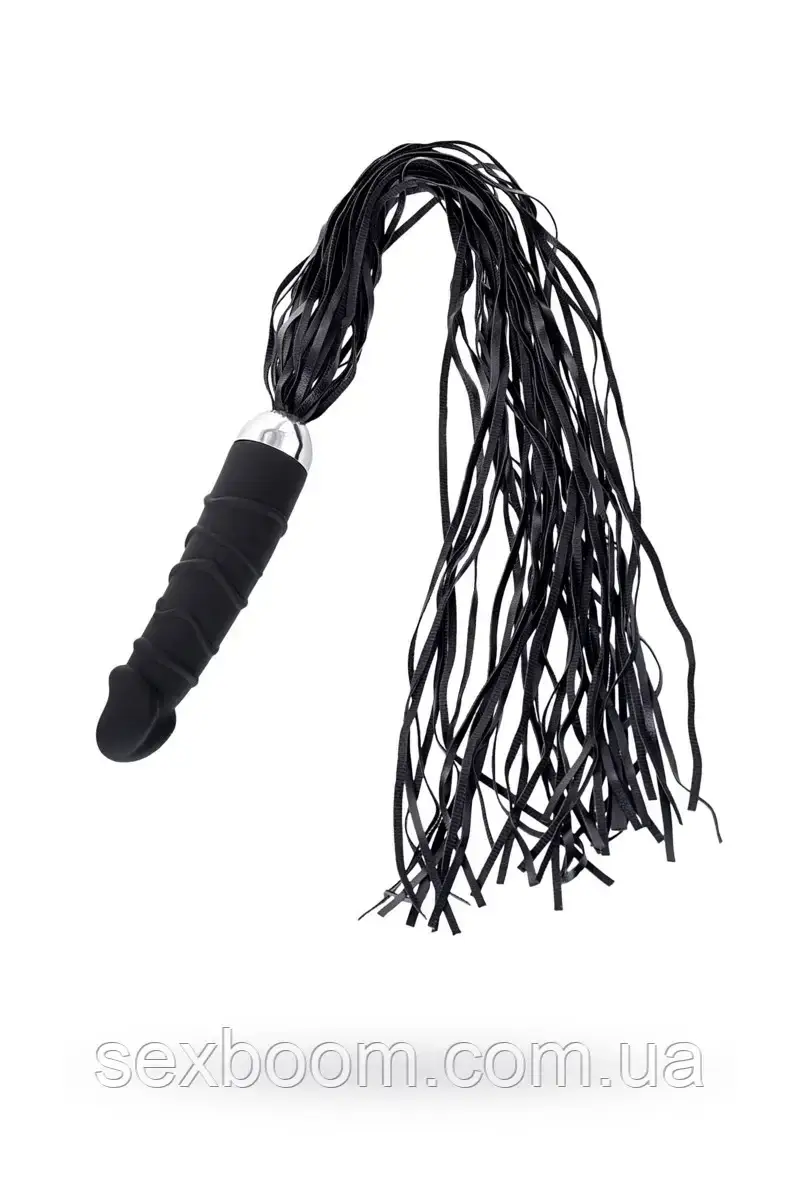 Вібратор-батіг - Black & Red By Toyfa, 6 режимів вібрації, силікон, 16 см, ? 3,5 см