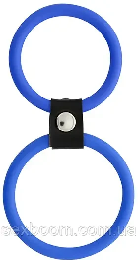 Подвійне кільце MENZSTUFF DUAL RINGS BLUE