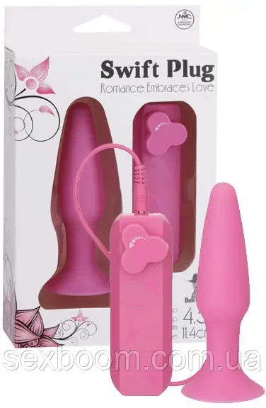 Анальна пробка з вібрацією SWIFT PLUG