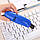 Міні-пилосос для чищення клавіатури комп'ютера від USB Vacuum KY-8081, Блакитний, з доставкою по Україні, фото 8