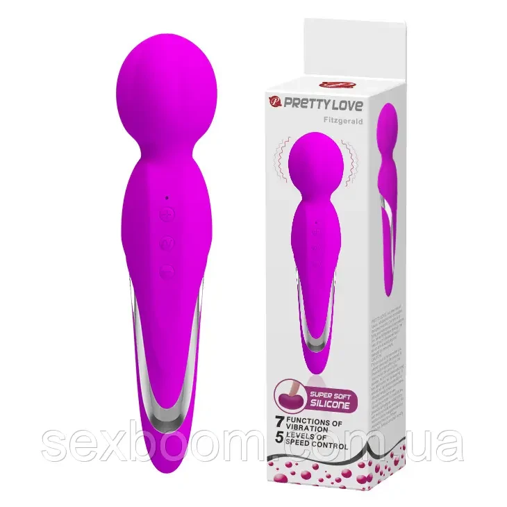 Hi-tech вібратор - Pretty Love Fitzgerald Massager Purple