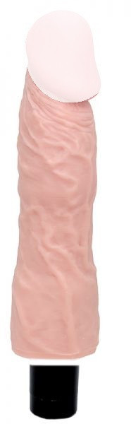Вібромассажер SATINY SEDUCER REALISTIC 10 RYTHMS FLES