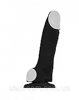 Реалістичний фалоімітатор Strap-On-Me SOFT REALISTIC DILDO Black - Size L