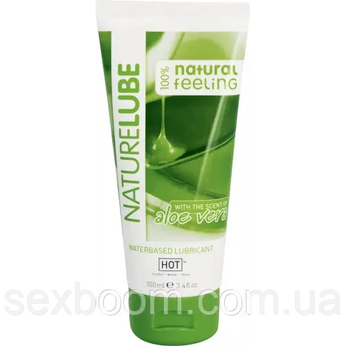 Гель-змазка на водній основі HOT nature lube Aloe Vera 100мл