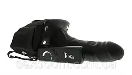 Мужской страпон з вібрацією ROBOTIC MALE STRAP-ON, BLACK