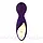 Міні Вібромассажер Rianne S: Lovely Leopard Purple, 10 режимов работы, косметичка-чехол, мед.силикон, фото 3