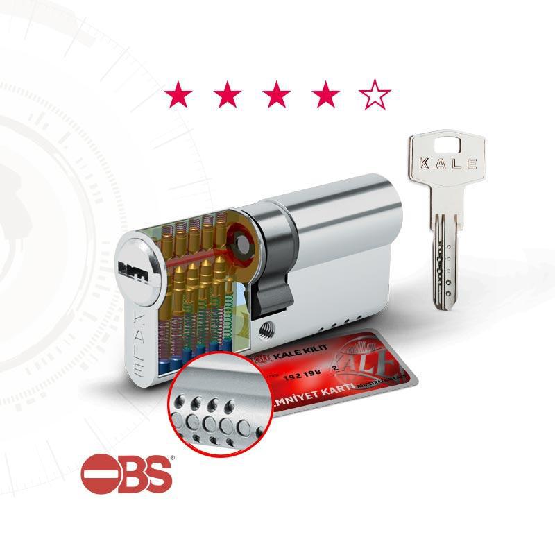 Циліндровий механізм Kale OBS-B 62mm (26*10*26)