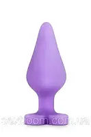Анальна пробка PLAY WITH ME CANDY HEART FUCK ME PURPLE
