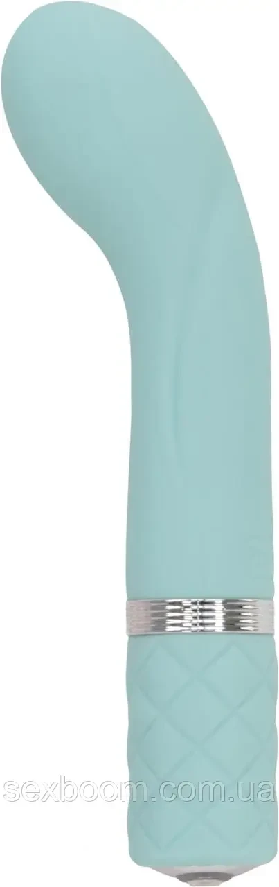 Розкішний вібратор PILLOW TALK - Racy Teal з кристалом Swarovski