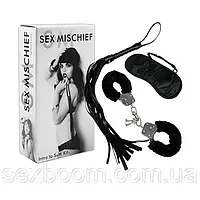 Набір для BDSM Sex and Mischief - Intro to S&M Kit Black