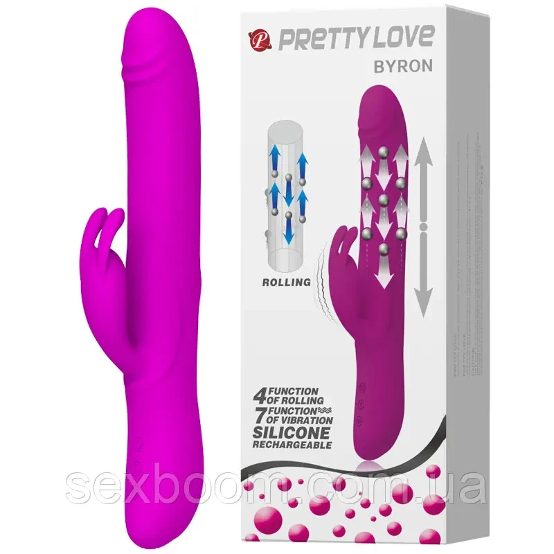 Вібратор - Pretty Love Byron Vibrator Purple