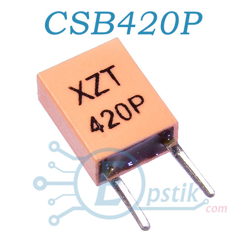 CSB420P, резонатор п'єзокерамічний 420 кГц