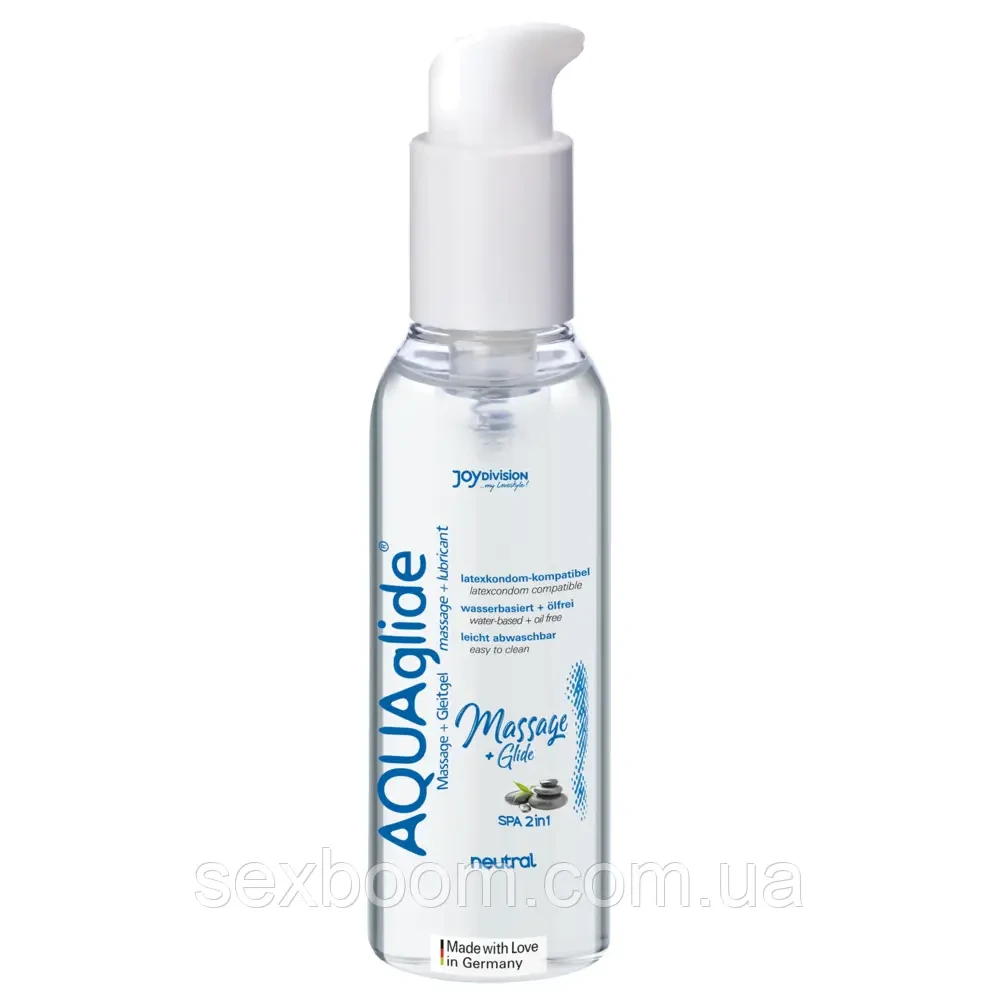 Лубрикант - AQUAglide Massage + Glide neutral, 200 мл