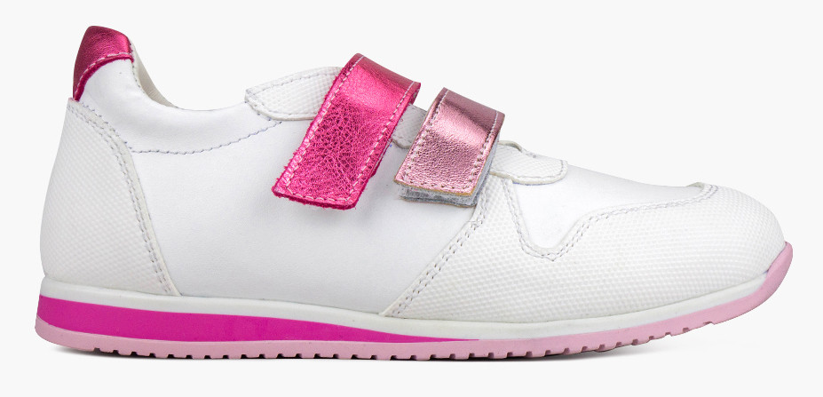 Крихітки дитячі для дівчаток білі натуральна шкіра  Україна Lioneli - розмір 35 (23,1 см), фото 1