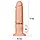 Реалістичний вібратор - Realistic Long Vibrating Dildo Flesh 11", фото 3
