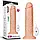 Реалістичний вібратор - Realistic Long Vibrating Dildo Flesh 11", фото 4