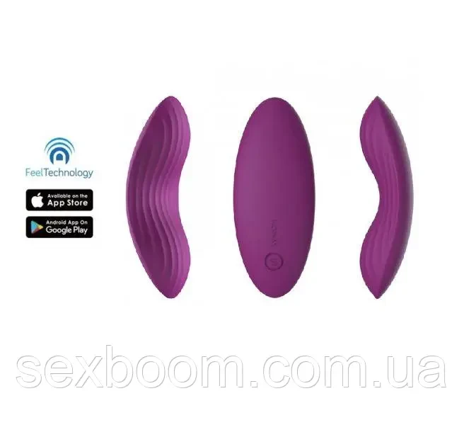 Вібратор с трусиками и функцией управления смартфоном Svakom Edeny Violet