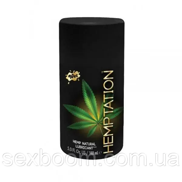 Лубрикант на водній основі «Канабис» Wet Hemptation, 148 мл