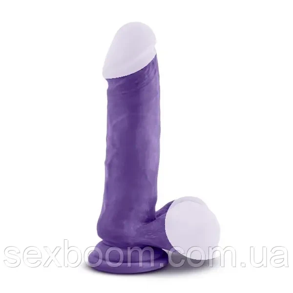 Фаллоімітатор киберкожа AU NATUREL BOLD HERO 8INCH DILDO PURPLE
