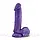 Фаллоімітатор киберкожа AU NATUREL BOLD HERO 8INCH DILDO PURPLE, фото 2
