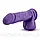 Фаллоімітатор киберкожа AU NATUREL BOLD HERO 8INCH DILDO PURPLE, фото 5