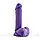 Фаллоімітатор киберкожа AU NATUREL BOLD HERO 8INCH DILDO PURPLE, фото 7