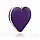 Вібратор-сердечко Rianne S: Heart Vibe Purple, 10 режимов работы, медицинский силикон, подарочная упаковка, фото 3