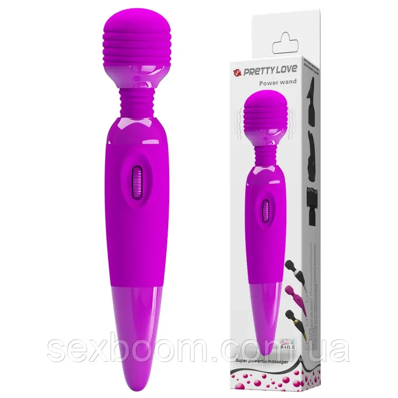 Классический Вібратор - Power Wand Massager Purple Vibro