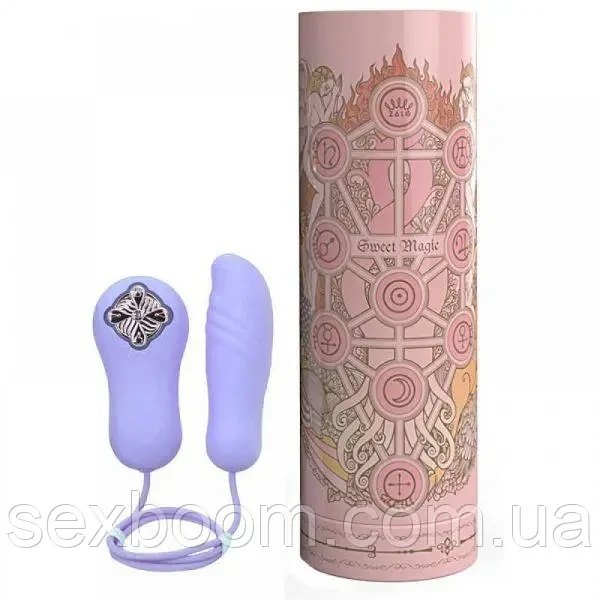 Віброяйце-пульсатор з функцією нагріву ZALO TEMPTATION, Fantasy Violet