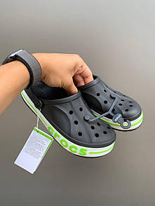 Капці чоловічі чорні CROCS BAYABAND (08947)