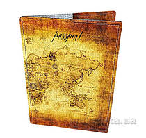 Шкіряна обкладинка для паспорта Devays Maker Карта 01-01-057