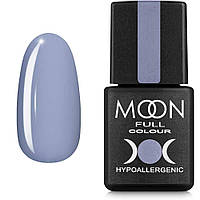 Гель-лак MOON FULL color Gel polish №149, серо-голубой с лиловым оттенком