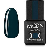 Гель-лак MOON FULL color Gel polish №187, темный сланцево-серый