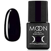 Гель-лак MOON FULL color Gel polish №188, глубокий черный