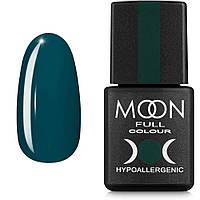 Гель-лак MOON FULL color Gel polish №217, мышьяковый, темный сине-зеленый