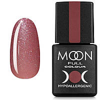 Гель-лак MOON FULL color Gel polish № 308 приглушенный розовый с шиммером