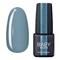 Гель лак BABY Moon Cold Ocean Gel polish №011 светло-серый с голубым подтоном