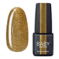 Гель лак BABY Moon Dance Diamond Gel polish №023 золотой шиммерный