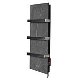 Керамічна рушникосушарка Flyme 600TB з трьома ручками (колір графіт), фото 7