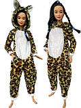 Одяг для ляльок Барбі - піжама кігурумі, фото 6