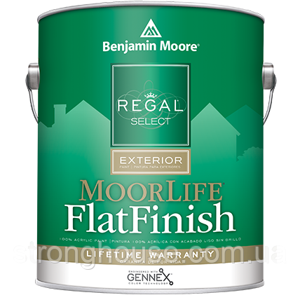 Benjamin Moore MOORLIFE FLAT FINISH 105 — фарба Бенжамін Мур