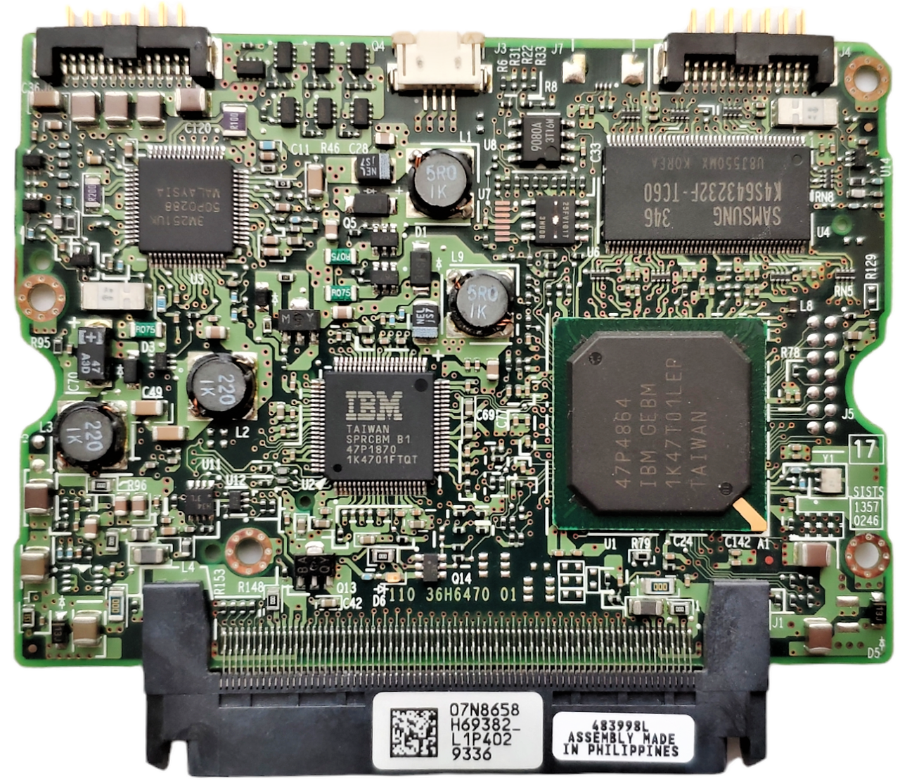 Плата HDD PCB 36H6470 07N8658 Hitachi / IBM IC35L036UCDY10-0 IC35L073UCDY10-0 IC35L146UCDY10-0